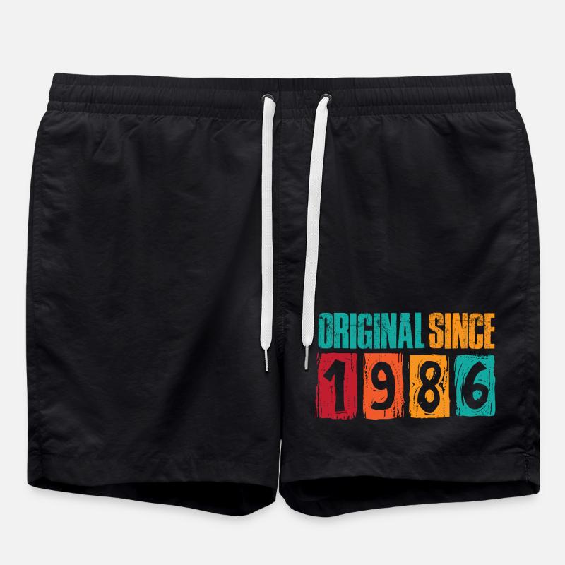 Original Since 1986 - Swim Trunks - black