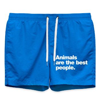 Les animaux sont les meilleures personnes - Short de bain - cobalt blue - Devant