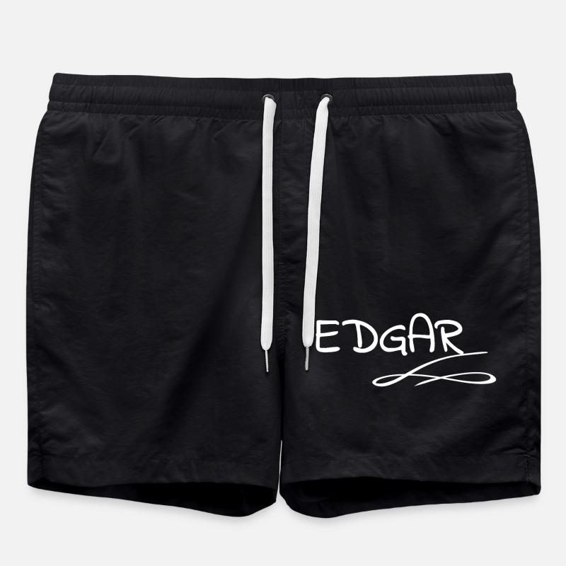 Edgar as a name - Swim Trunks - black