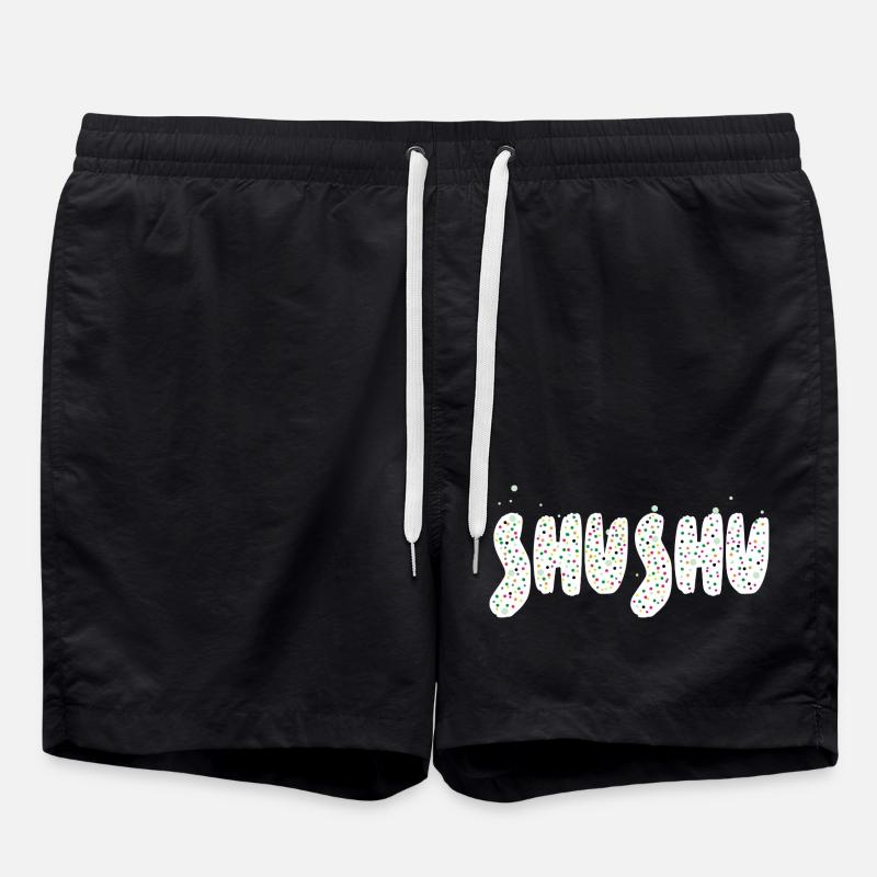Shushu wortkunst - Badeshorts - Schwarz