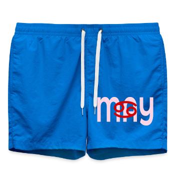 Geburtstag Mai – Sternzeichen Krebs - Badeshorts - Cobalt blue - Vorne