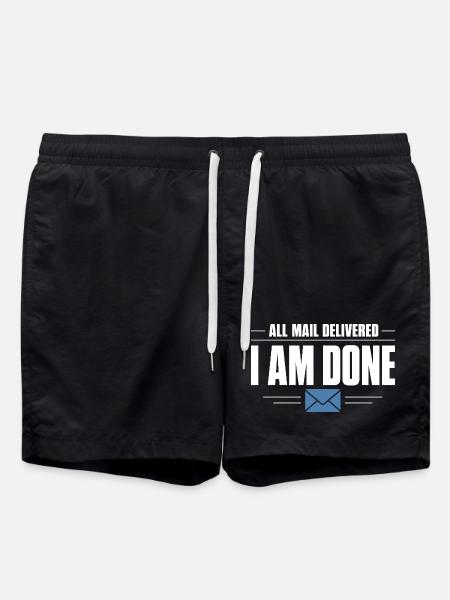 Retired Postman Retired Postman - Swim Trunks - black