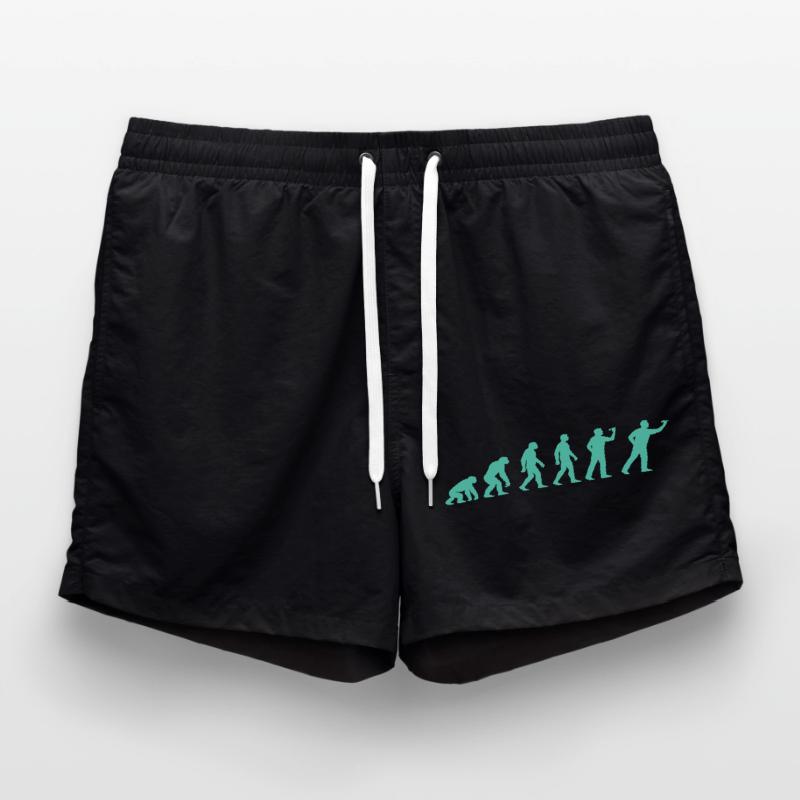 Advanced evolutionary silhouette Swim Trunks