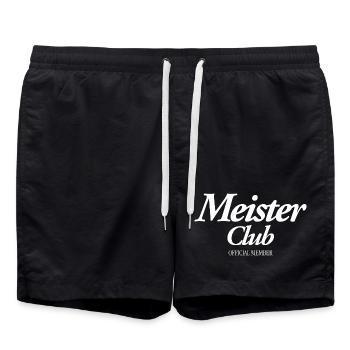 Membre officiel du Master Club - Short de bain - noir - Devant - AI Model Male 185 light (185cm)