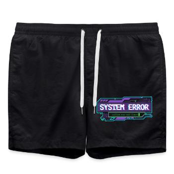 Erreur système – coffee.exe non trouvée - Short de bain - noir - Devant - AI Model Male 185 light (185cm)