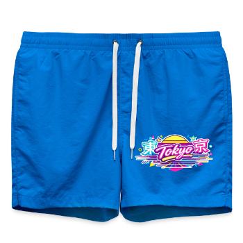 Tokyo Neon - Short de bain - cobalt blue - Devant