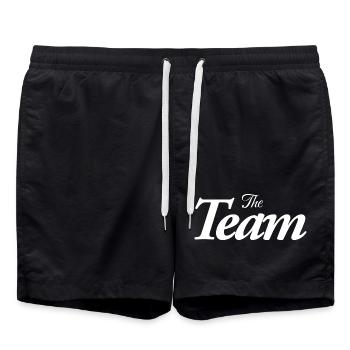 The Team - Badeshorts - Schwarz - Vorne - AI Model Male 185 light (185cm)
