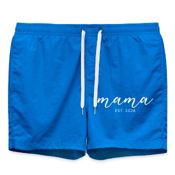Annonce de la future grossesse de maman fondée en 2026 - Short de bain - cobalt blue - Devant