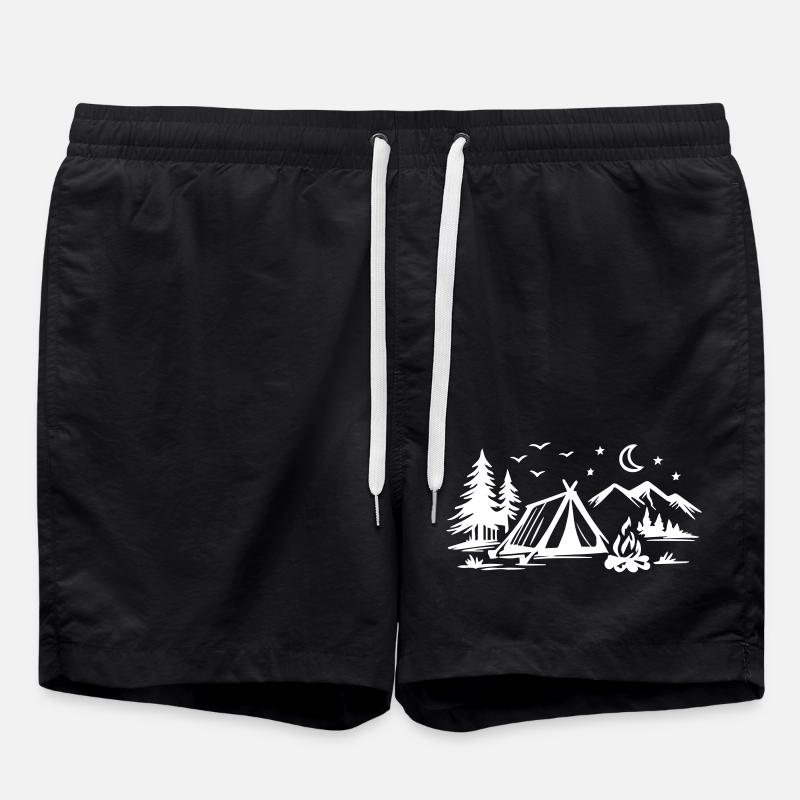 Camping Tent - Swim Trunks - black