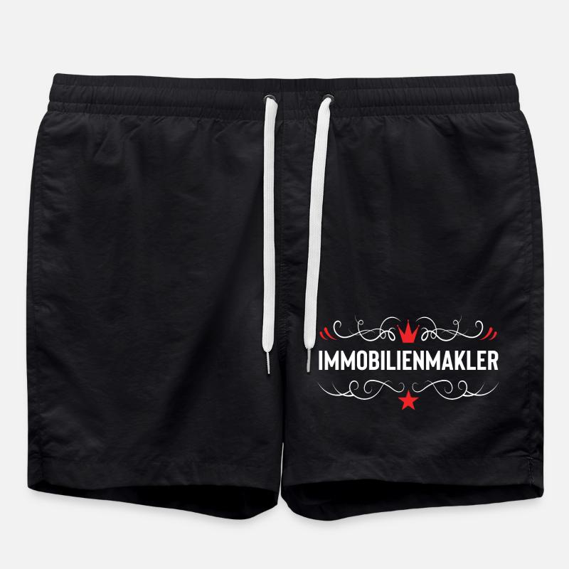 Immobilienmakler Beruf - Badeshorts - Schwarz