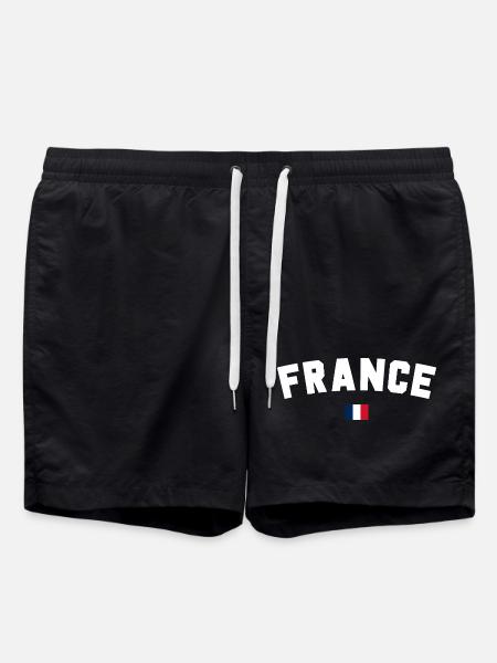 Frankreich - Badeshorts - Schwarz