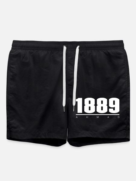 1889 - Badeshorts - Schwarz