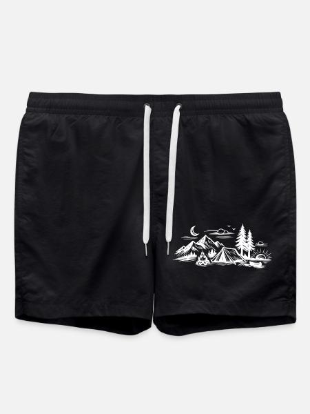 Camping Tent - Swim Trunks - black