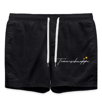 Traumschnuppe Design - Badeshorts - Schwarz - Vorne - AI Model Male 185 light (185cm)