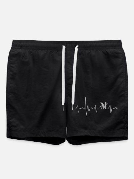 Building Cleaner Heartbeat Retro Cleaner - Swim Trunks - black