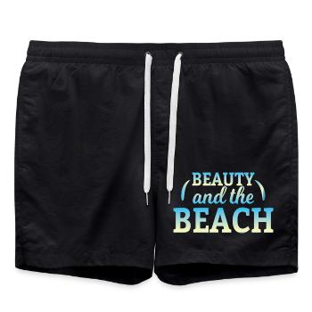 Beauté et plage - Short de bain - noir - Devant - AI Model Male 185 light (185cm)