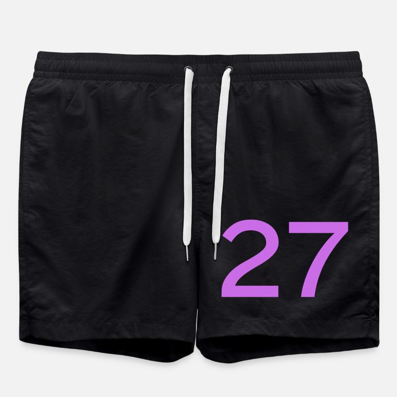 27 - Badeshorts - Schwarz