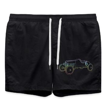 Caisse à savon - Short de bain - noir - Devant - AI Model Male 185 light (185cm)