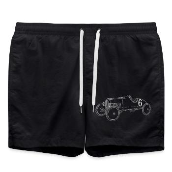 Caisse à savon - Short de bain - noir - Devant - AI Model Male 185 light (185cm)