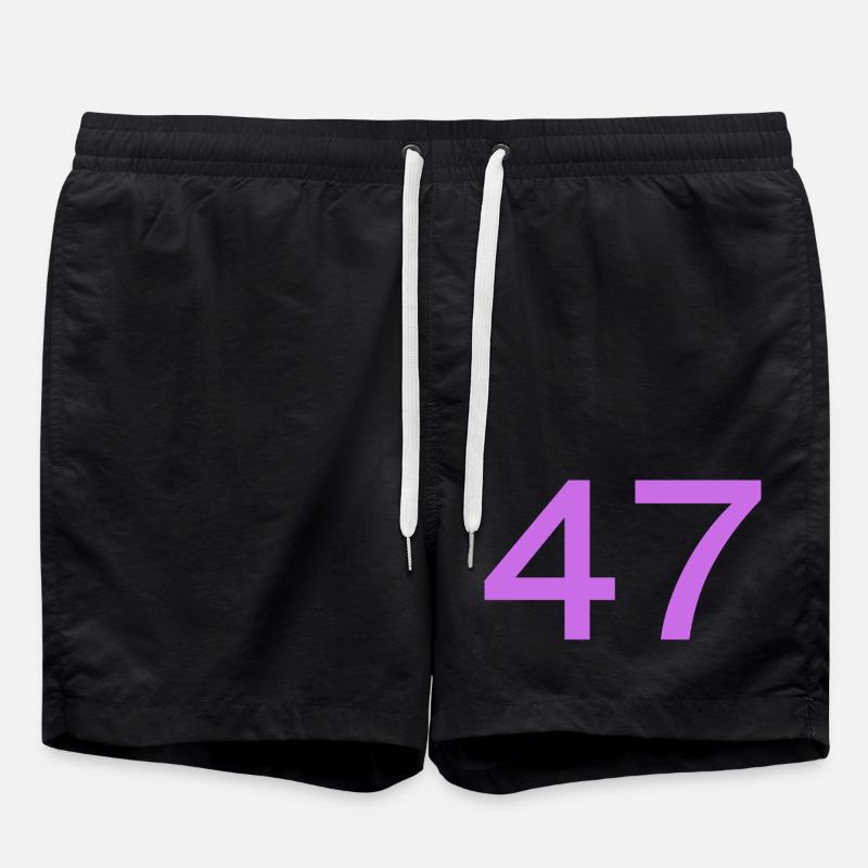 47 - Short de bain - noir