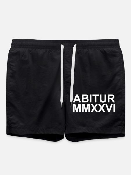ABI Abitur - Badeshorts - Schwarz
