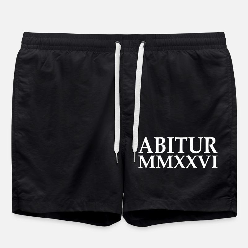 Abitur 2026 - Badeshorts - Schwarz
