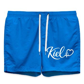 Kiel Heartbeat Heart Hanseatic City of Kiel - Swim Trunks - cobalt blue - Front