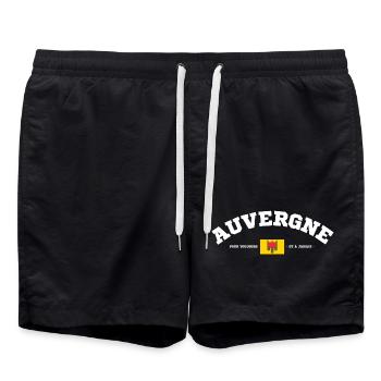Auvergne Pour Toujours Et A Jamais T-Shirt Cade... - Short de bain - noir - Devant - AI Model Male 185 light (185cm)
