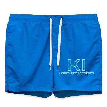KI Neon Circuit Keinen Interessierts - Badeshorts - Cobalt blue - Vorne
