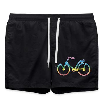 bike - Swim Trunks - black - Front - AI Model Male 185 light (185cm)