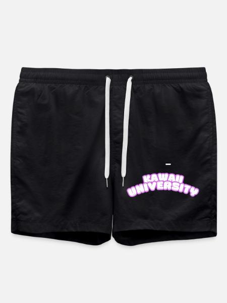 Kawaii University - Swim Trunks - black