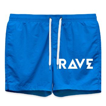 RAVE Geometric Bold Logo - Badeshorts - Cobalt blue - Vorne