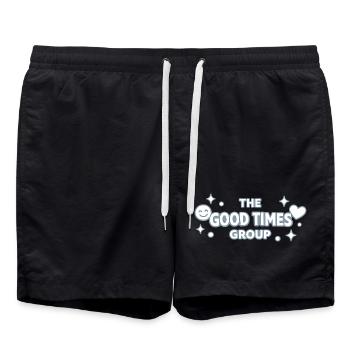 Logo du groupe Good Times Imprimé - Short de bain - noir - Devant - AI Model Male 185 light (185cm)