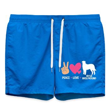 Irischer Wolfshund - Badeshorts - Cobalt blue - Vorne