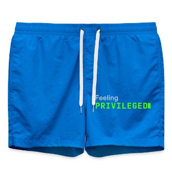 Se sentir privilégié | Humeur du développeur - Short de bain - cobalt blue - Devant