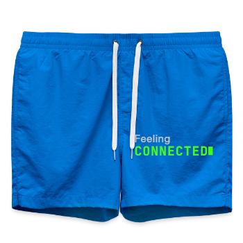 Se sentir connecté | Humeur du développeur - Short de bain - cobalt blue - Devant