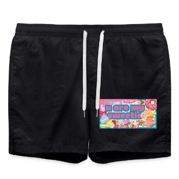 Tu es mon chéri - Short de bain - noir - Devant - AI Model Male 185 light (185cm)