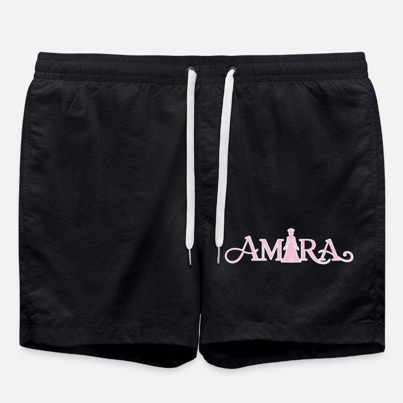 Amara Princess Pink Couture - Swim Trunks - black