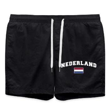 Holland Shirt - Badeshorts - Schwarz - Vorne - AI Model Male 185 light (185cm)