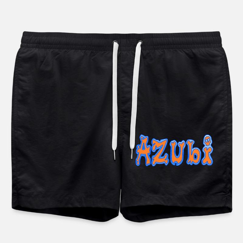 Azubi - Badeshorts - Schwarz