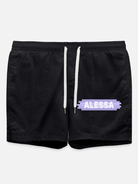 Alessa as an Infant - Swim Trunks - black
