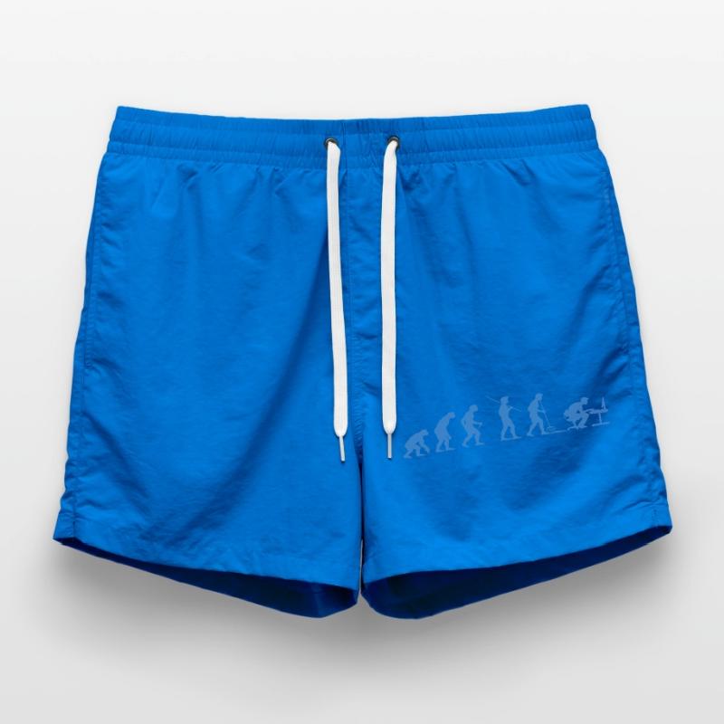 Programmer Evolution Computer Scientist Developer Swim Trunks