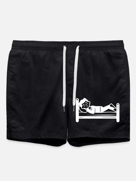 Sleeping Bed - Swim Trunks - black