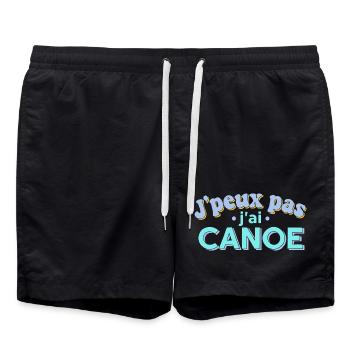 J'peux pas j'ai CANOE - Short de bain - noir - Devant - AI Model Male 185 light (185cm)