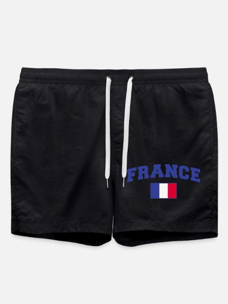 Drapeau français Drapeau - Short de bain - noir