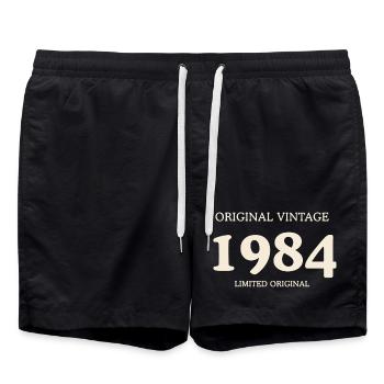 1984 Vintage Limited Original - Short de bain - noir - Devant - AI Model Male 185 light (185cm)