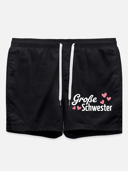 große Schwester - Swim Trunks - black