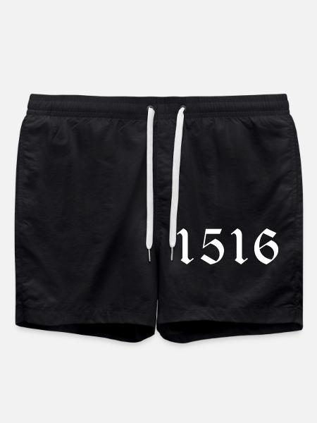 1516 - Short de bain - noir