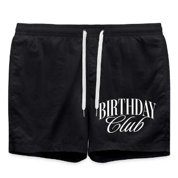 Anniversaire CLub - Short de bain - noir - Devant - AI Model Male 185 light (185cm)