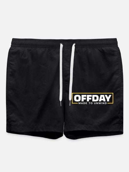 Offday - Made to Unwind - Swim Trunks - black
